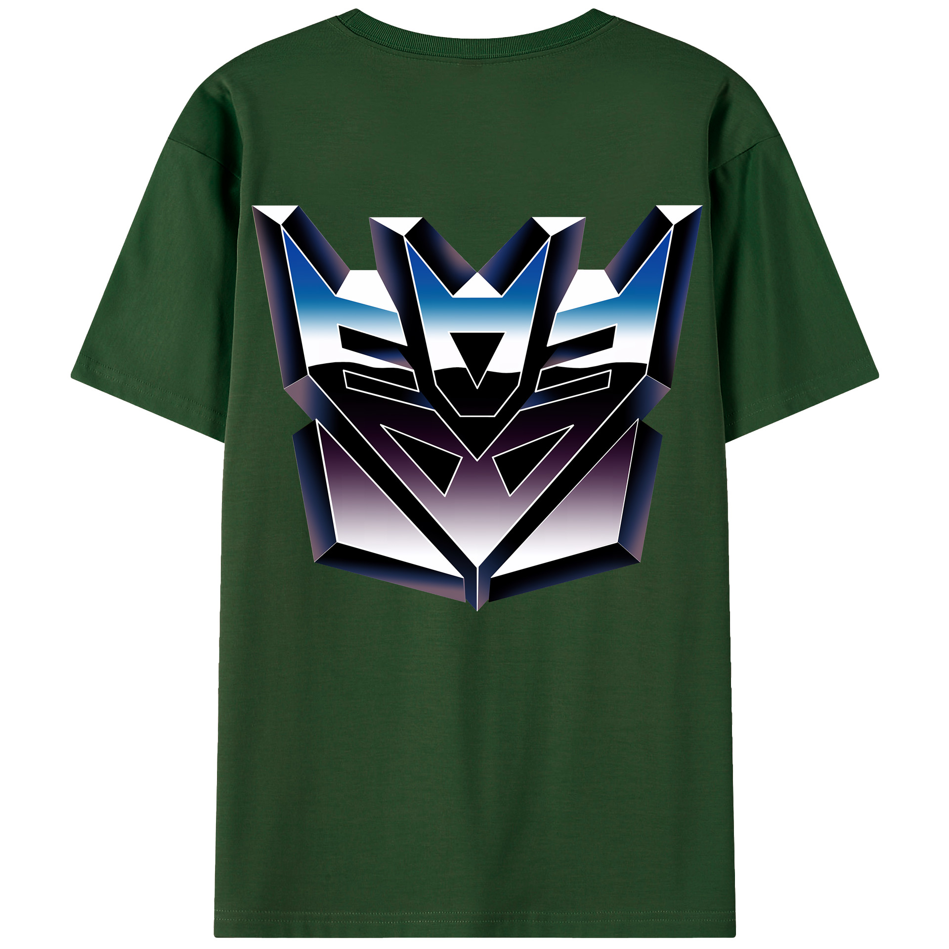 （画像用） Transformers トランスフォーマー 綿100％半袖Tシャツ（背面プリント）